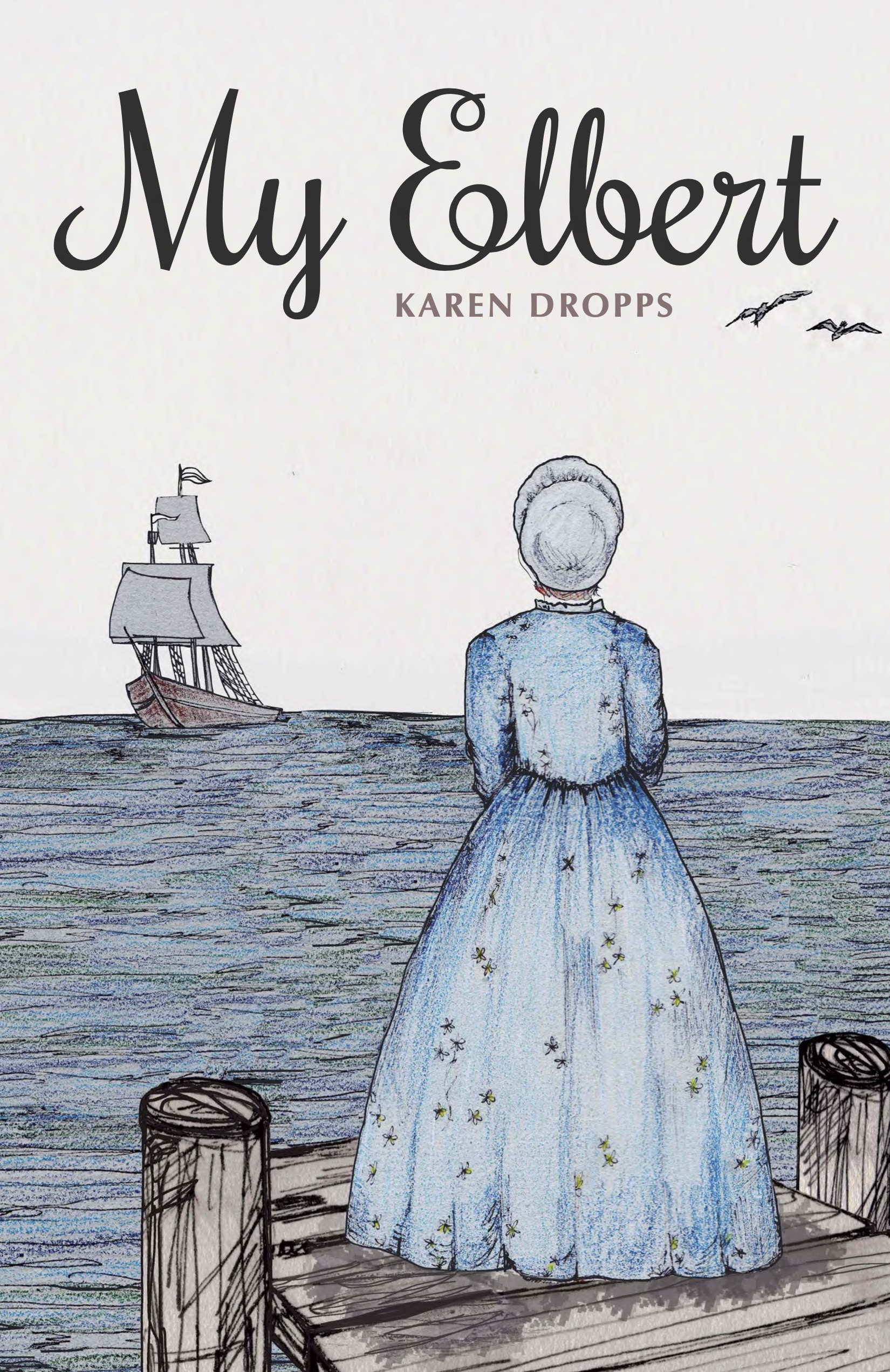 Zilla standing on a dock looking at a ship arriving into port